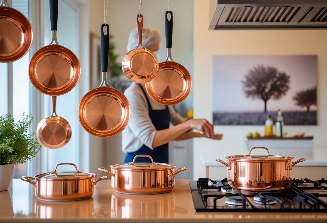 Sådan skaber du et personligt køkken med kobbergryder og billede trykt på lærred